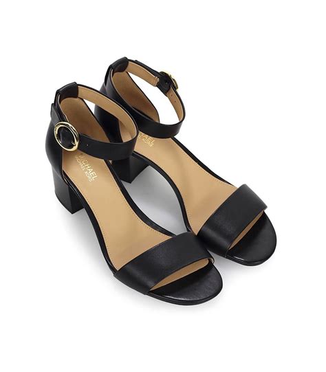 michael michael kors lena flex mid leather ankle|Lena Leather Sandal .